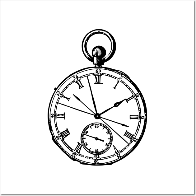 Vintage Pocket Watch Wall Art by Vintage Boutique